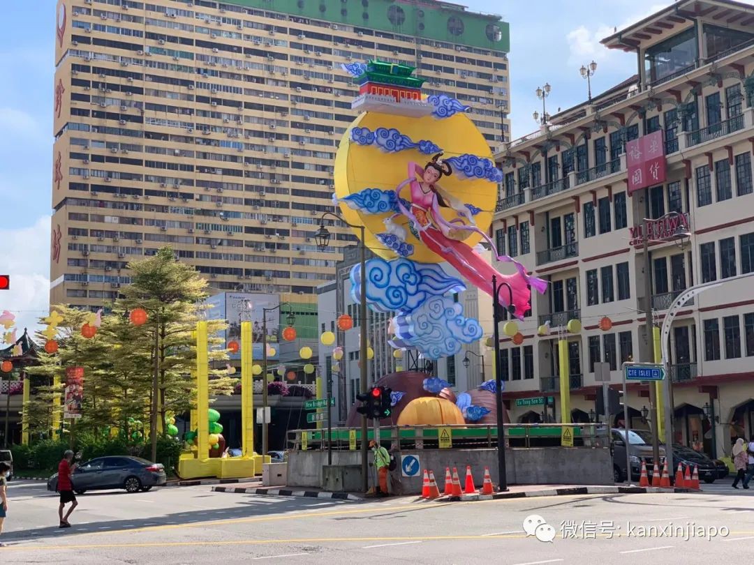 牛车水中秋灯饰剧透!这么多年终于见到正常版嫦娥了