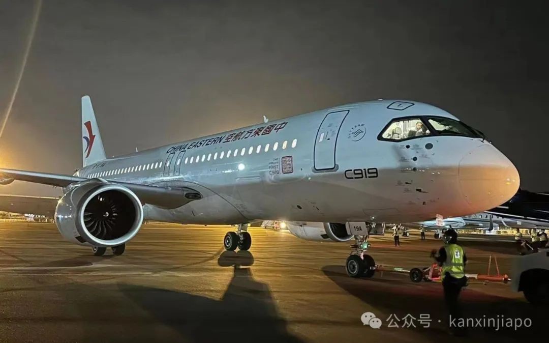 中国国产大飞机C919首次飞出国门，即将亮相新加坡航空展