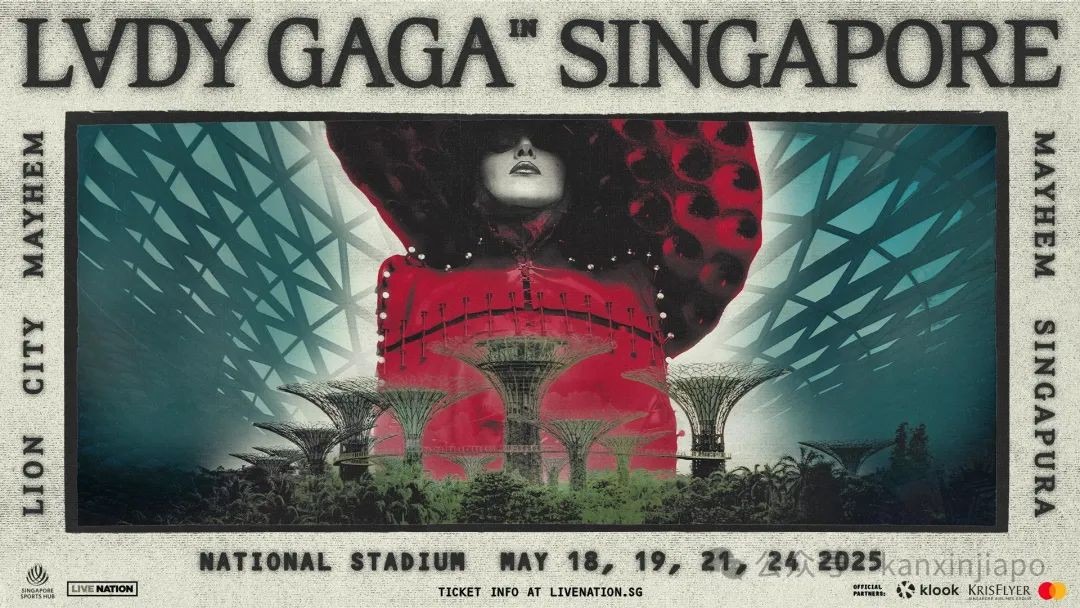 官宣!Lady Gaga亚洲唯一站定档新加坡!“巨星效应”即将引爆